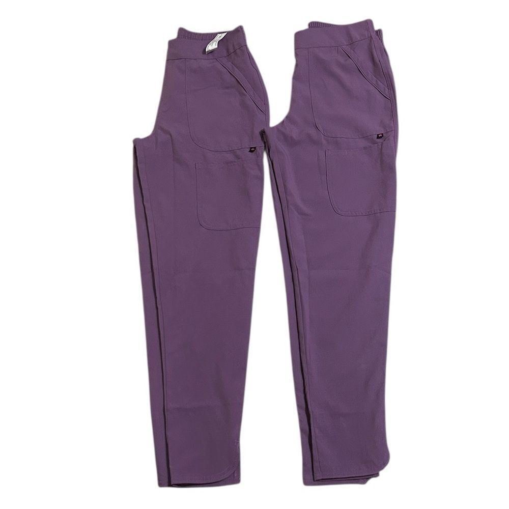 Scrubstar Lavender Bundle Pull on Stretch Cargo Scrub/Pants(Size XS)